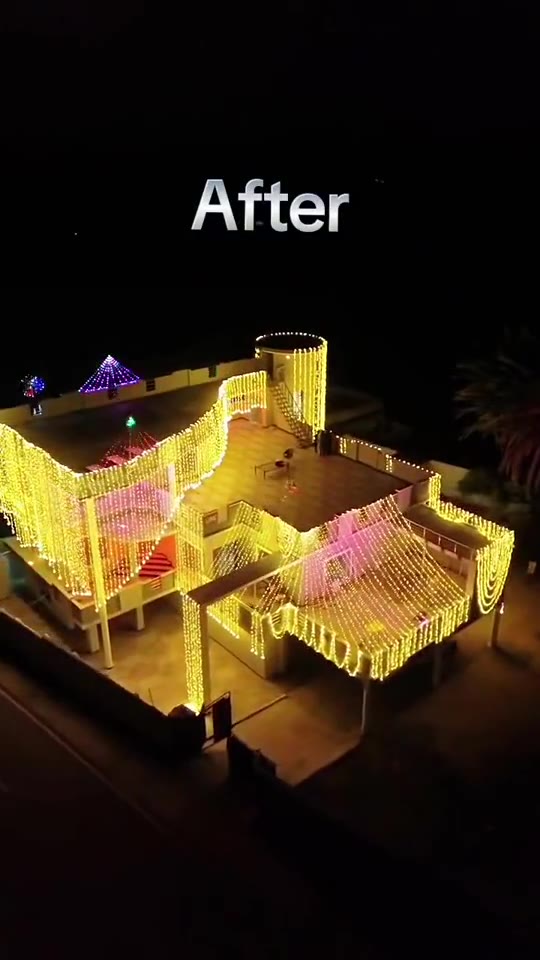 House lighting · before & after