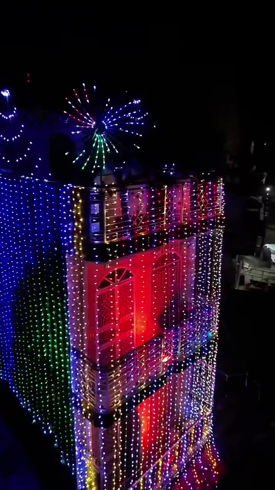 Pixel lighting installation